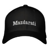 Baseball cap Mazdarati 刺繍入りキャップ (正面)