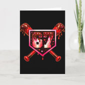 Baseball Chocolate Drip 67 Valentine Love Matching カード (正面)