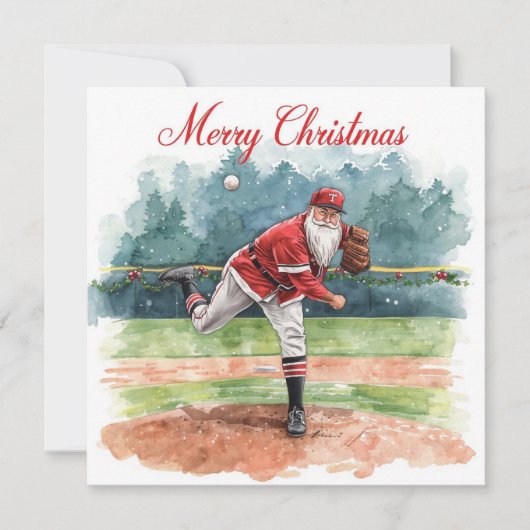 Baseball Christmas  シーズンカード (正面)