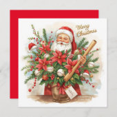 Baseball Christmas シーズンカード (正面/裏面)
