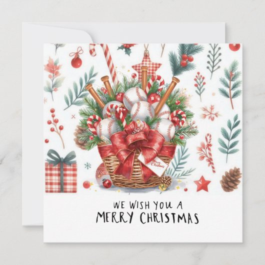 Baseball Christmas シーズンカード (正面)