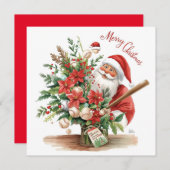 Baseball Christmas  シーズンカード (正面/裏面)