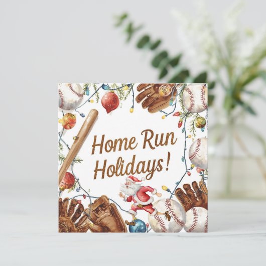 Baseball Christmas シーズンカード (スタンド正面)