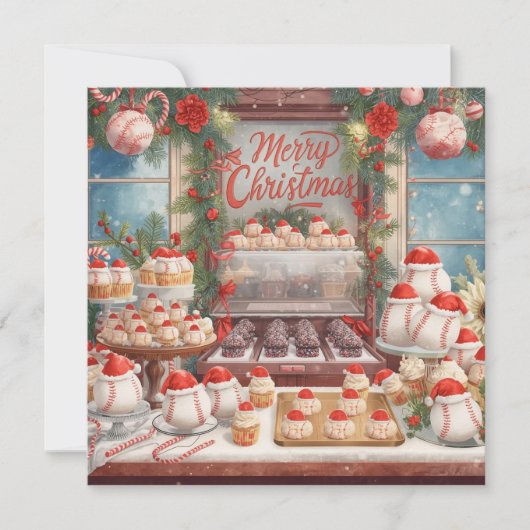 Baseball Christmas シーズンカード (正面)