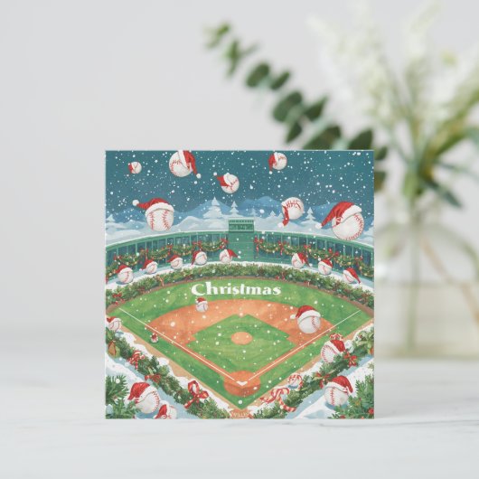 Baseball Christmas  シーズンカード (スタンド正面)