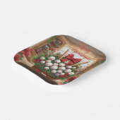 Baseball Christmas  ペーパープレート (傾斜あり)