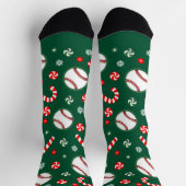 Baseball Christmas Holiday Gifts ソックス (上部)