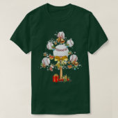 Baseball Christmas Lights Tree Balls Xmas Snow  Tシャツ (デザイン正面)