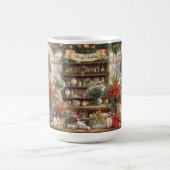 Baseball Christmas themed for player  コーヒーマグカップ (中央)