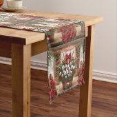 Baseball Christmas themed for player ショートテーブルランナー (インサイチュ)