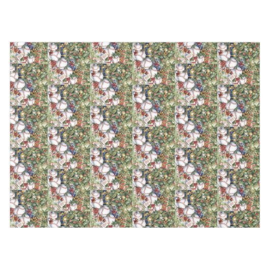 Baseball Christmas themed for player  テーブルクロス (正面(横))