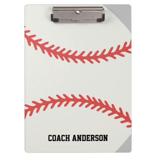 Baseball Coach クリップボード (正面)