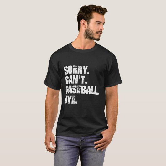 Baseball Coach Baseball Player Life Sport Sarcasm Tシャツ (正面フル)