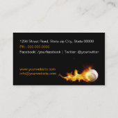 Baseball Coach Business Card 名刺 (裏面)