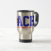 Baseball coach gift mug トラベルマグ (正面右)