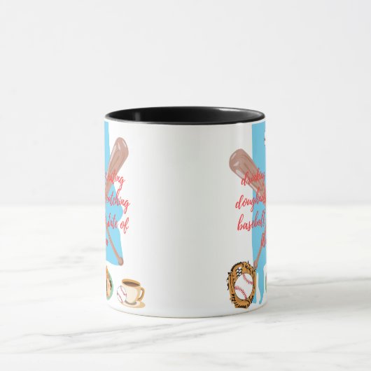 Baseball, Coffee and Donuts in Alabama  マグカップ (中央)