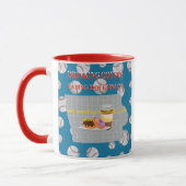 Baseball, coffee and donuts in the state of Iowa マグカップ (左)