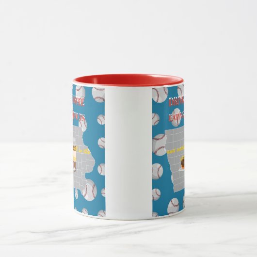 Baseball, coffee and donuts in the state of Iowa マグカップ (中央)