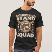 Baseball Concession Stand Squad animals - Tシャツ (正面)