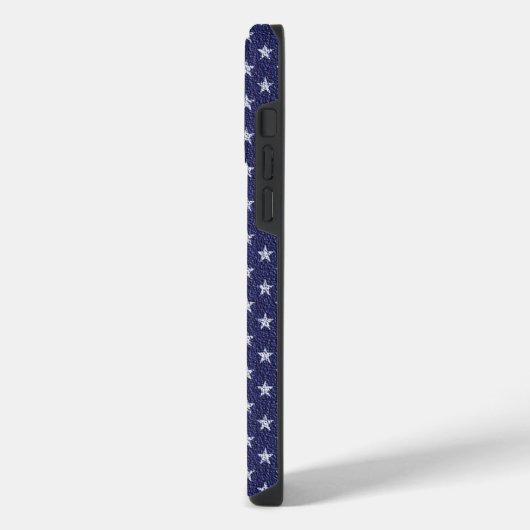 Baseball Coquette Ball American Flag iPhoneケース (左側面)