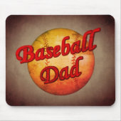 Baseball Dad  マウスパッド (正面)