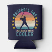 Baseball Dad Like a Regular Dad But Cooler 缶クーラー (裏面)