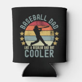 Baseball Dad Like a Regular Dad But Cooler Funny  缶クーラー (裏面)