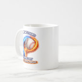 Baseball Dad Mug – From Backyard to Game Day Dad’s コーヒーマグカップ (正面左)