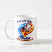 Baseball Dad Mug – From Backyard to Game Day Dad’s コーヒーマグカップ (左)