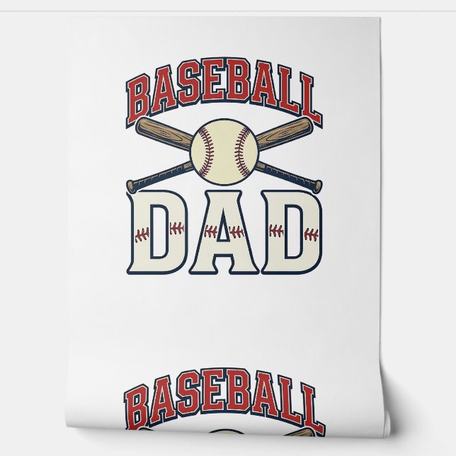 Baseball Dad Vintage Engraving Shirt Design_1 壁紙 (ほどく)