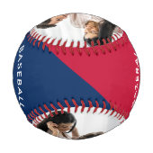 Baseball Daddy to be 2 パーソナライズされた Photo 野球ボール (裏面)