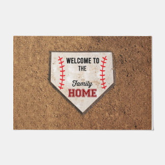 Baseball Decor / Welcome Mat / Baseball Mom ドアマット