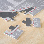 Baseball Design Jigsaw Puzzle ジグソーパズル (側面)