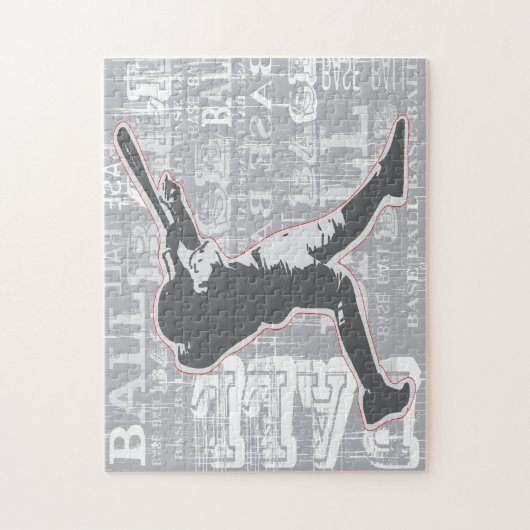 Baseball Design Jigsaw Puzzle ジグソーパズル (縦)