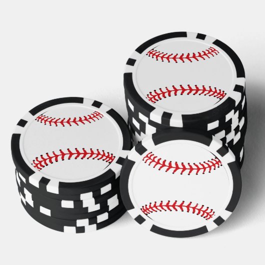 Baseball Design Poker Chips ポーカーチップ (積み重ね)