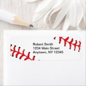 Baseball Design Return Address Labels ラベル (インサイチュ)