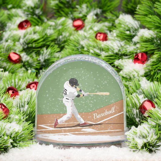 Baseball Design Snow Globe (クリスマス)