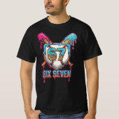 Baseball Drip 67 Meme — Player 6-7 / Six Seven  Tシャツ (正面)