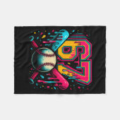 Baseball Drip 6 7 Number 67 Six Seven Meme Mens Bo フリースブランケット (正面(横))