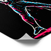 Baseball Drip 6 7 Number 67 Six Seven Meme Mens Bo ポスター (角)