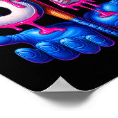 Baseball Drip 6 7 Number 67 Six Seven Meme Mens Bo ポスター (角)