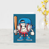 Baseball Drip Baseball Life Style 101 Apparel Yout カード (黄色い花)