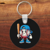 Baseball Drip Baseball Life Style 101 Apparel Yout キーホルダー (正面)