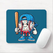 Baseball Drip Baseball Life Style 101 Apparel Yout マウスパッド (マウス)