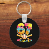 Baseball Drip Ice Cream Number 67 Player Lifestyle キーホルダー (正面)