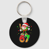 Baseball Drip Number 67 Meme Ice Cream Dripng Chri キーホルダー (正面)