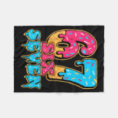 Baseball Drip Number 67 Player Or 67th Birthday  フリースブランケット (正面(横))