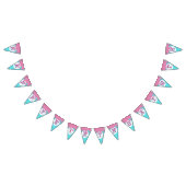 Baseball Drip Pennant Happy Birthday バンティングフラッグ (全)