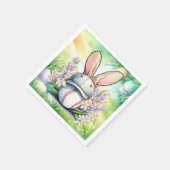 Baseball Easter  themed  スタンダードカクテルナプキン (角)