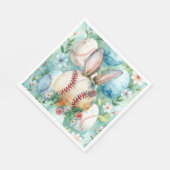 Baseball Easter  themed  スタンダードランチョンナプキン (角)